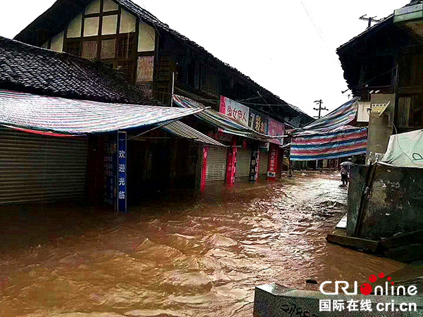 图片默认标题_fororder_市中区苏稽镇部分街道被淹（摄影：王卫东）