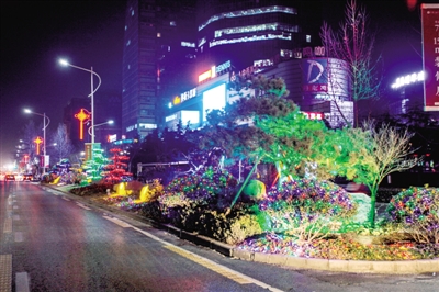 【中原名景-图片】夜幕下的郑州高新区