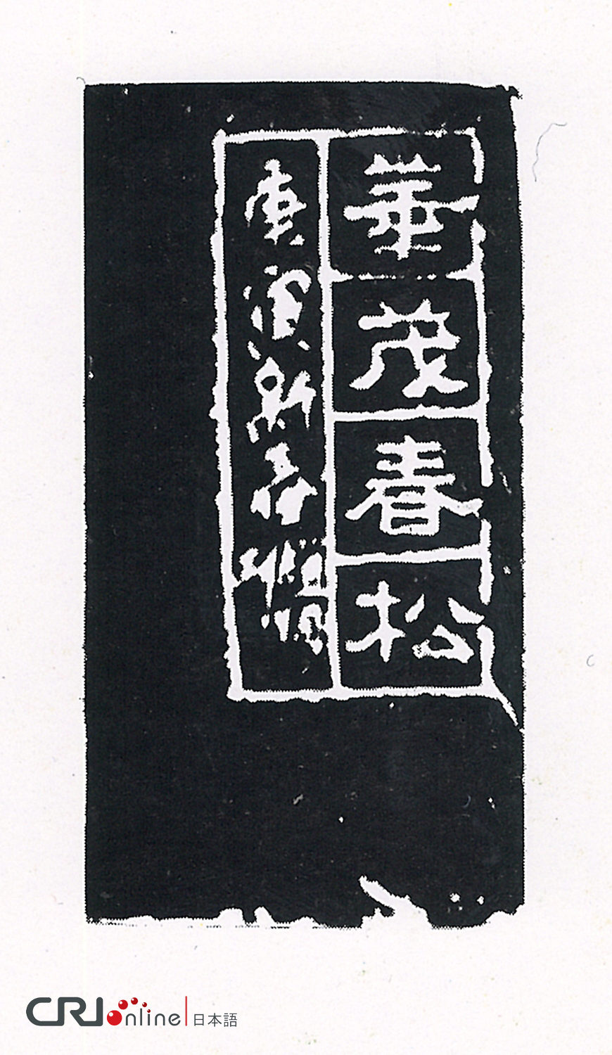 图片默认标题_fororder_赵同作品--11行书-3篆刻边款，白文：华茂春松4.7×2.5cm 拷贝