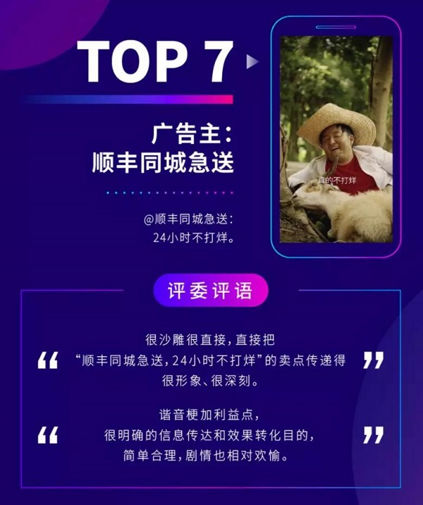 官方解析:2019 Q3抖音视频广告精彩创意TOP10上榜理由 官方解析:2019 Q3抖音视频广告精彩创意TOP10上榜理由