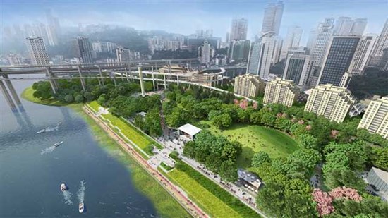重庆两江四岸十大公共空间设计工作初步完成