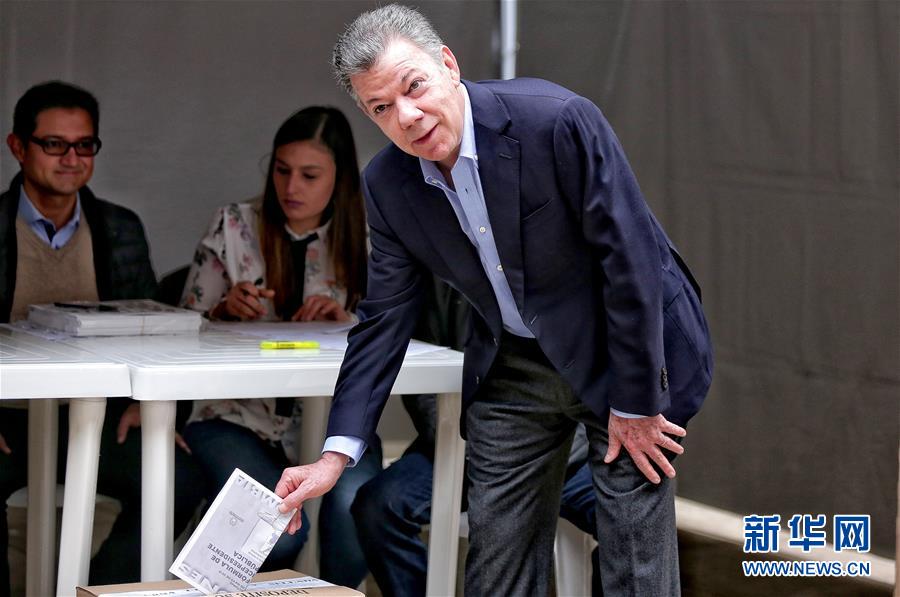 哥伦比亚总统选举开始投票(图)