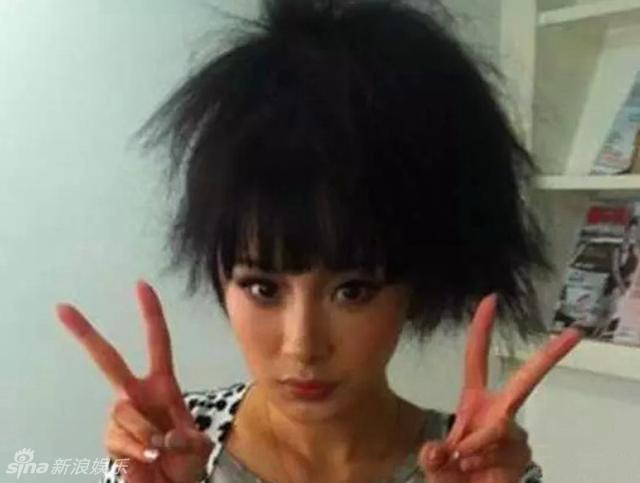 谁还没有过杀马特！杨幂张杰想撕的照片