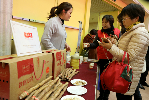 【河南供稿】焦作市温县铁棍山药亮相第十三届中国国际有机食品博览会