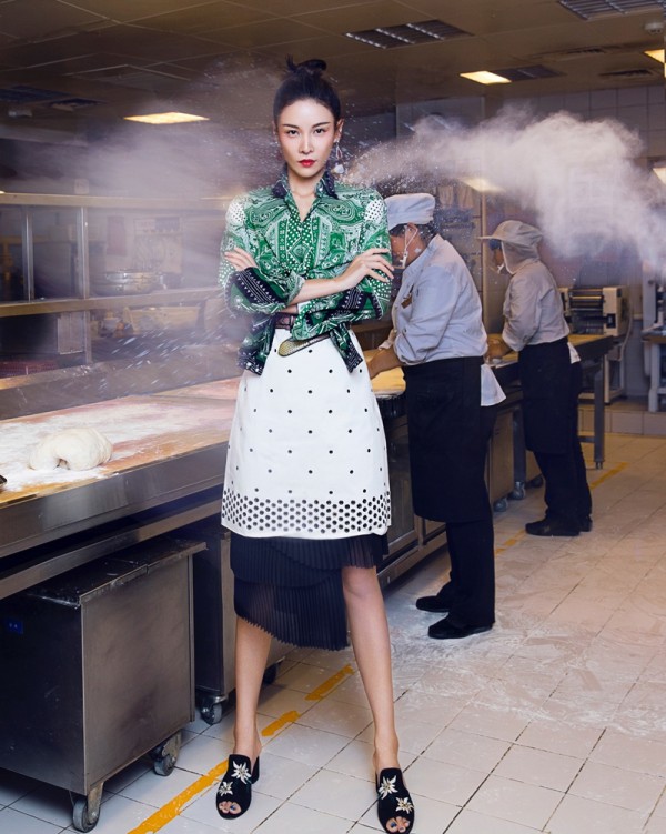 张蓝心gofashion功夫美食大片出炉