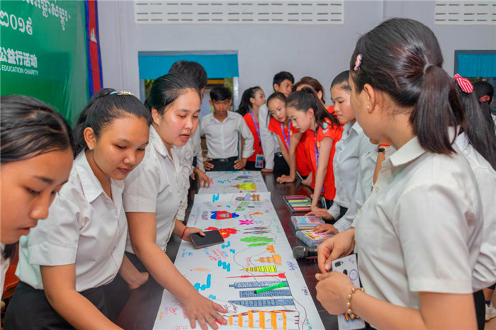 2019丝路万里行“世界少年说”中柬教育公益行活动在柬埔寨暹粒举行