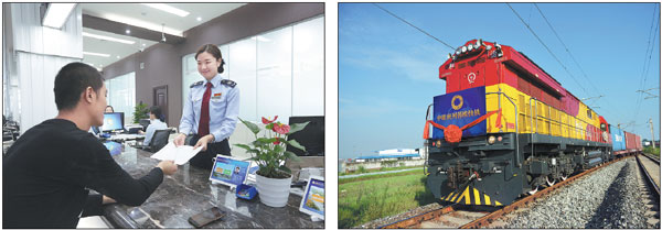 Additions to Qingbaijiang Railway Port Area bring improvements