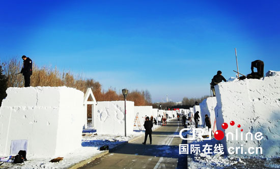 05【吉林】【原创】“冰雪缘•雕塑情”第五届中国长春大学生雪雕大赛举行