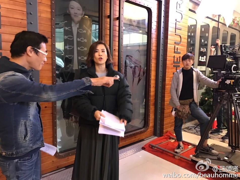 吕颂贤宣萱聚首 同框工作人员撞脸梁家辉(图)
