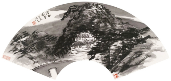 咫尺千里——当代中国山水画(扇面)九人展在泾县开幕 咫尺千里——当代中国山水画(扇面)九人展在泾县开幕