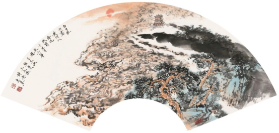 咫尺千里——当代中国山水画(扇面)九人展在泾县开幕 咫尺千里——当代中国山水画(扇面)九人展在泾县开幕