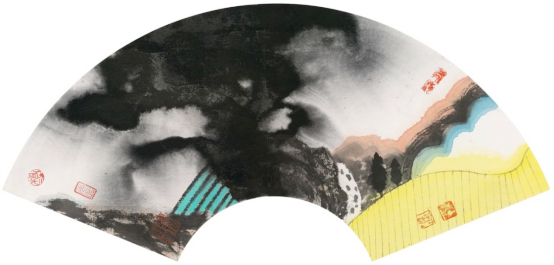 咫尺千里——当代中国山水画(扇面)九人展在泾县开幕 咫尺千里——当代中国山水画(扇面)九人展在泾县开幕