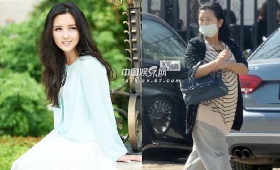 女星怀孕前后的天差地别 李小璐陈妍希大肚照