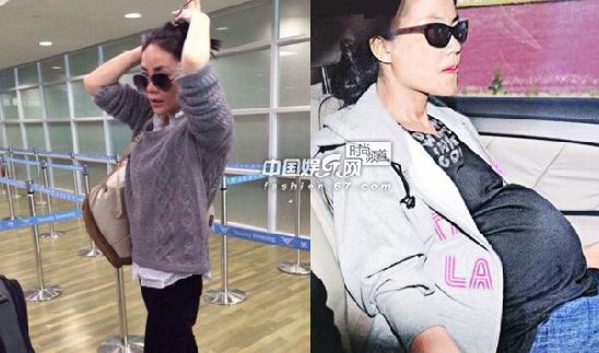 女星怀孕前后的天差地别 李小璐陈妍希大肚照