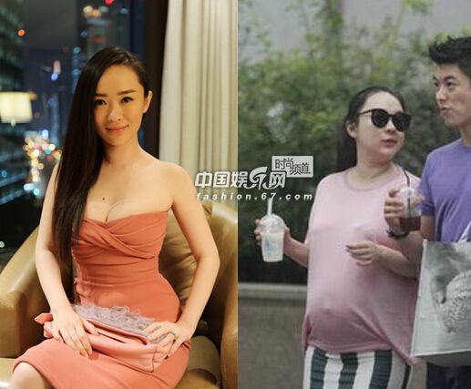 女星怀孕前后的天差地别 李小璐陈妍希大肚照