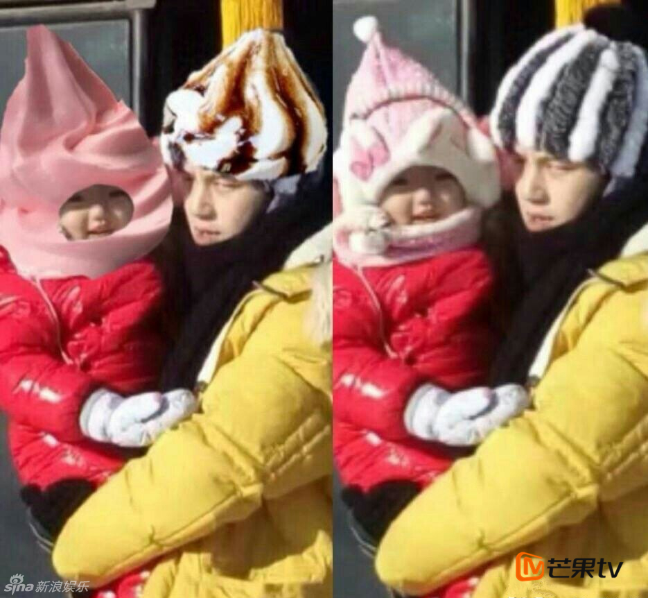《爸爸》雪国之旅 阿拉蕾变行走的冰淇淋