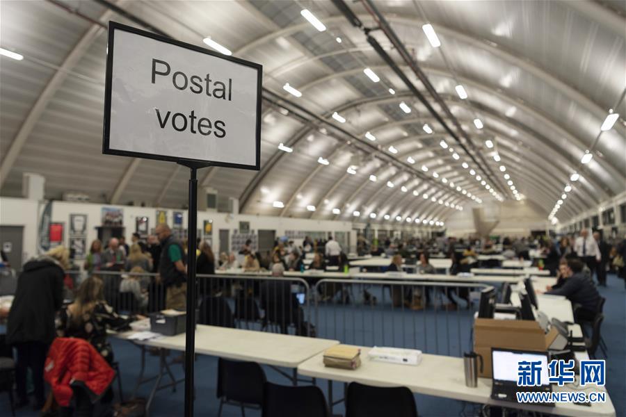 「新华网」出口民调显示英国保守党在议会选举中领先