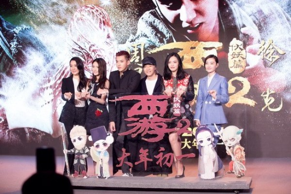 林允《西游伏妖篇》小秀剑舞 获周星驰肯定演技