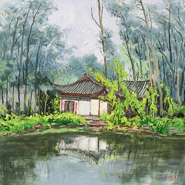 图片默认标题_fororder_05张昌贵作品《水映闲亭》