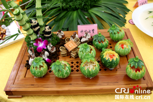 图片默认标题_fororder_参展美食“竹林七贤”--（摄影-高学兵）-(1)