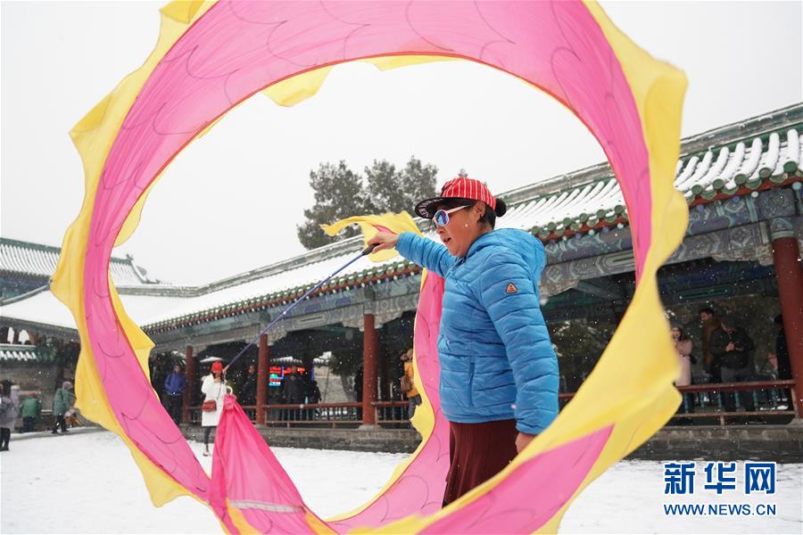 #新华网#京城雪趣