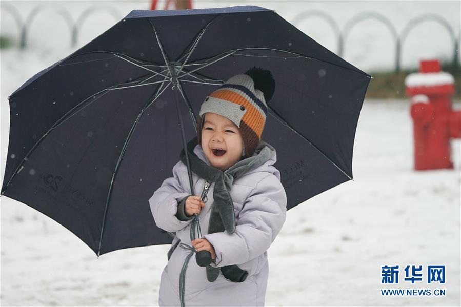 #新华网#京城雪趣
