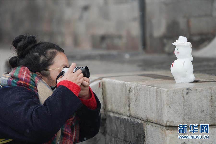 #新华网#京城雪趣