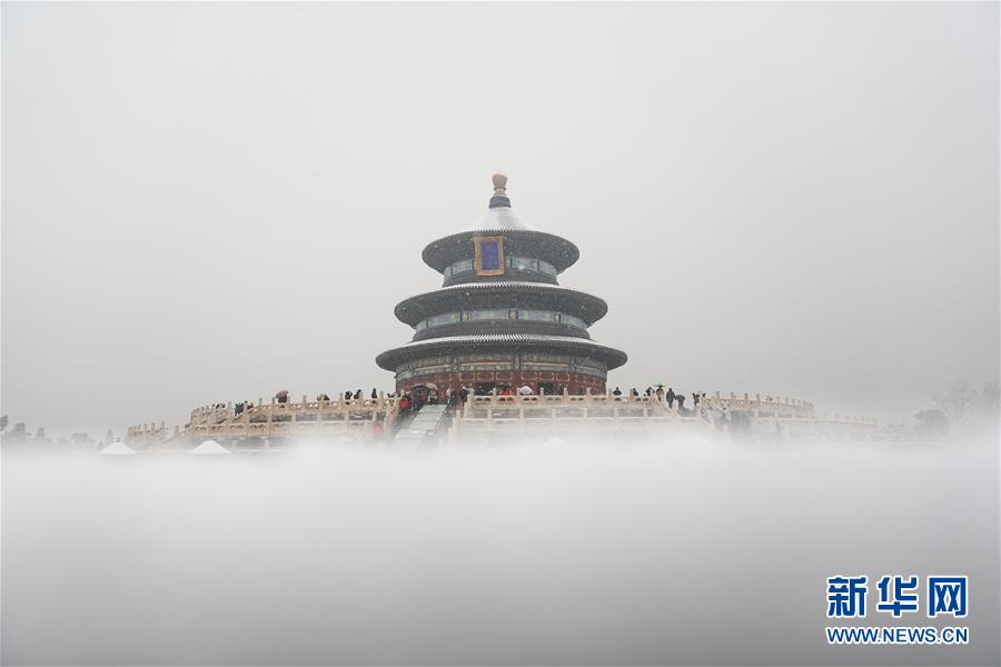 #新华网#京城雪趣