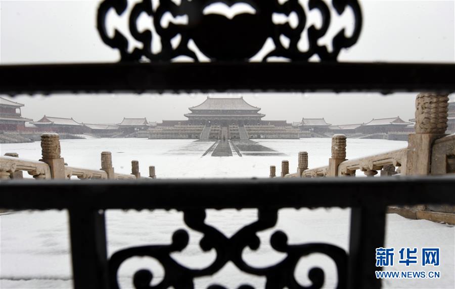 #新华网#京城雪趣