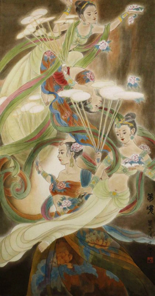 当代著名女画家穆春华与她的艺术之路