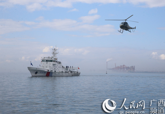 钦州海事局开启海陆空“三位一体”立体监管新模式