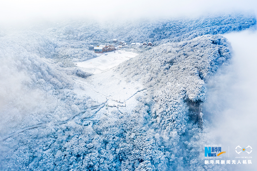 【渝情渝景】重庆金佛山：一场雪带来一个“童话世界”