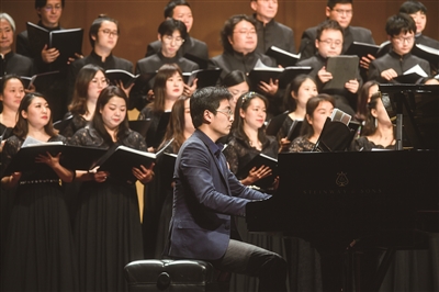 （焦点图）2020南京新年合唱音乐会举行