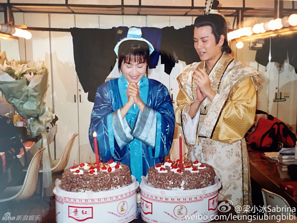 梁小冰晒《少年梁祝》绝密照 罗志祥卖萌(组图)