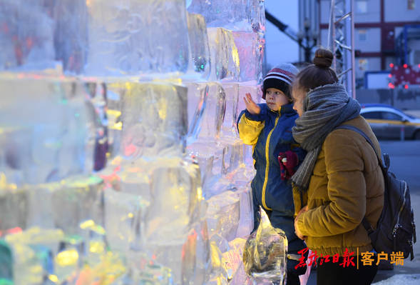 哈尔滨冰雕艺术展亮相莫斯科