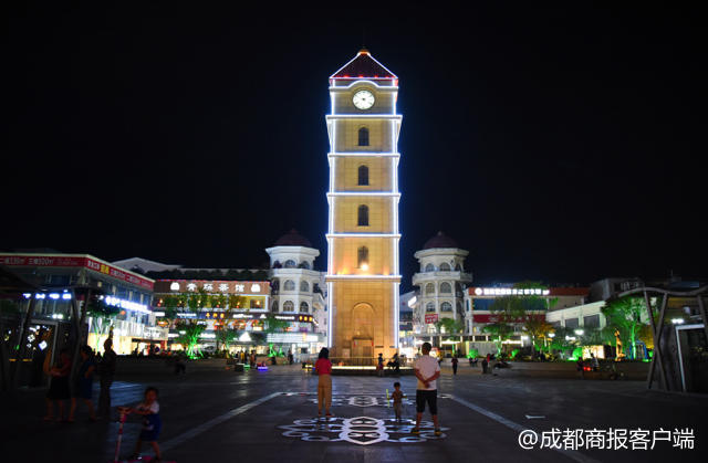 (导航成都,移动端)彭州地标性建筑钟楼钟表停摆?