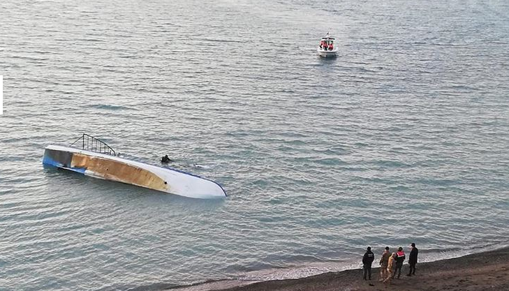 海外网@快讯！一艘移民船在土耳其东部沉没 7人死亡