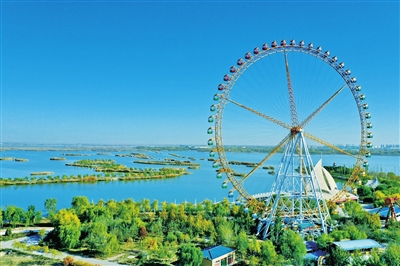 【宁夏新闻网】【生态文明@湿地】宁夏银川阅海湿地公园造就“塞