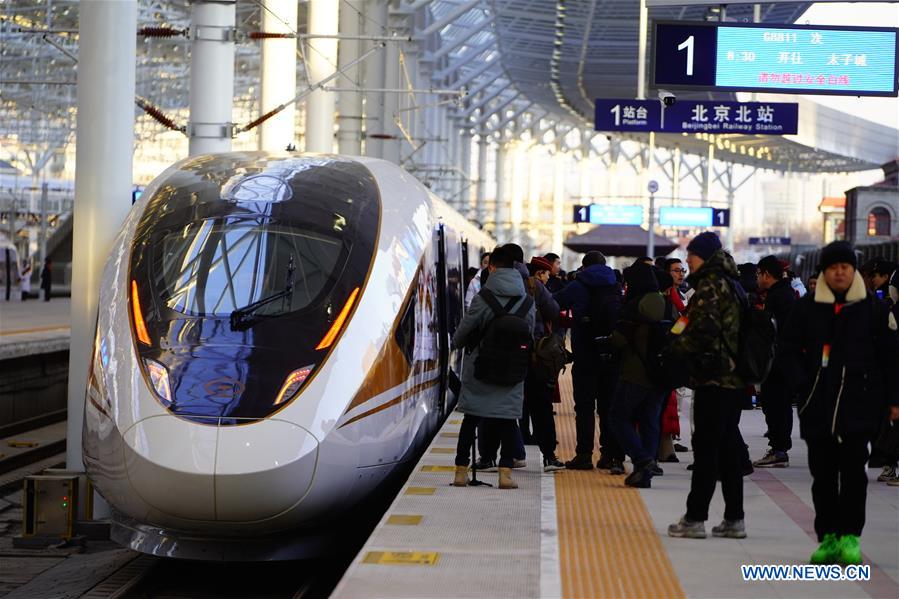 China's high-speed rail links Winter Olympics cities