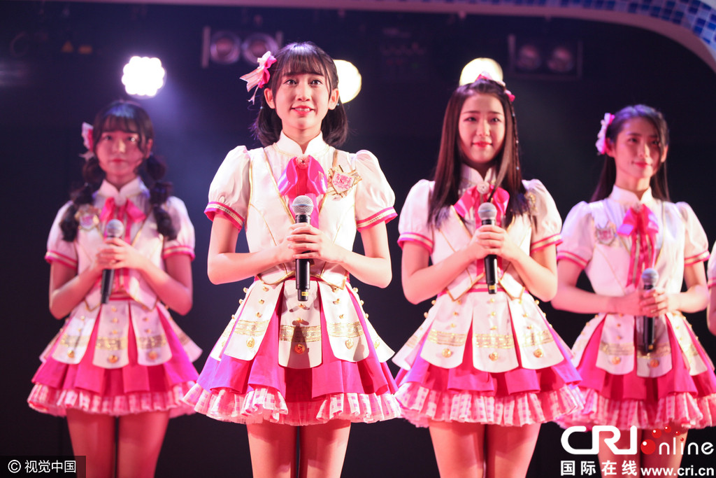 SNH48姐妹团SHY48出道 齐穿女仆装