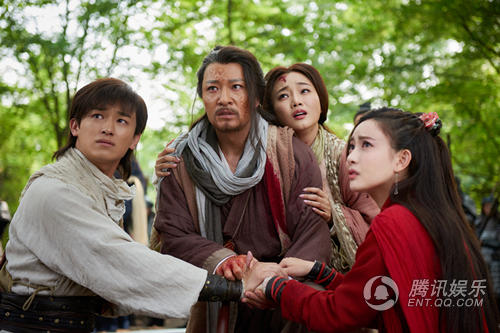 新《射雕》孟子义版“穆念慈” 红衣造型冷艳夺目