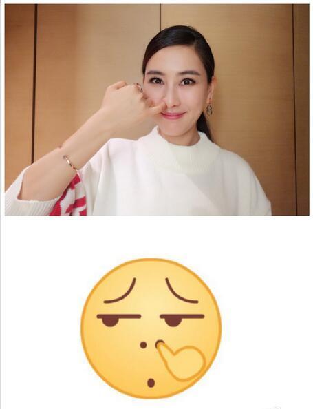 传神！ 马苏示范真人版emoji表情包