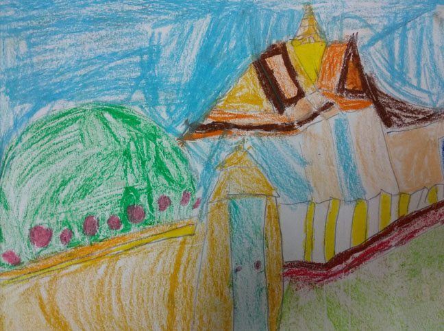 《金光灿灿的皇宫》韦奕彤(5岁) 《金光灿灿的皇宫》韦奕彤(5岁)_fororder_金光灿灿的皇宫-韦奕彤 5岁