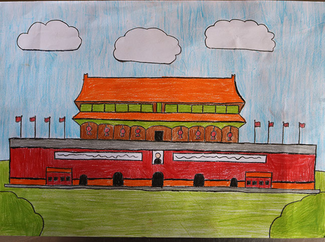 《ខ្ញុំស្រឡាញ់ទីធ្លាធានអានមិន》GuoYifan 《ខ្ញុំស្រឡាញ់ទីធ្លាធានអានមិន》GuoYifan_fororder_我爱中国北京天安门-郭一凡 10岁