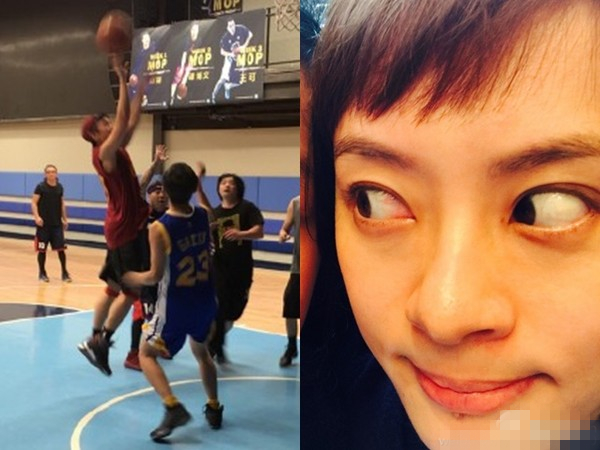 邓超狂晒打篮球帅照 孙俪冷回10字笑翻众人