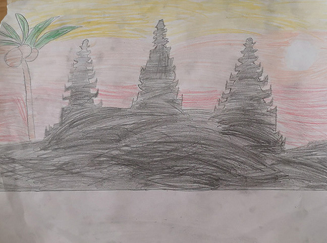 《吴哥窟剪影》高一尘(7岁) 《吴哥窟剪影》高一尘(7岁)_fororder_高一尘 7岁:吴哥窟剪影(483)