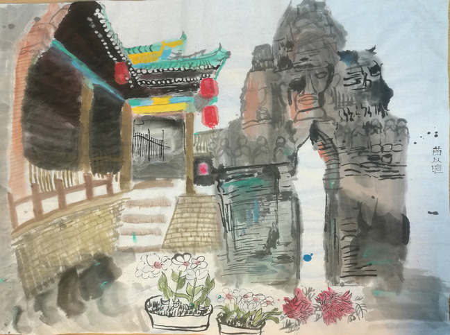 《巴戎寺》苗以暄(11岁) 《巴戎寺》苗以暄(11岁)_fororder_《巴戎寺》苗以暄(11岁)