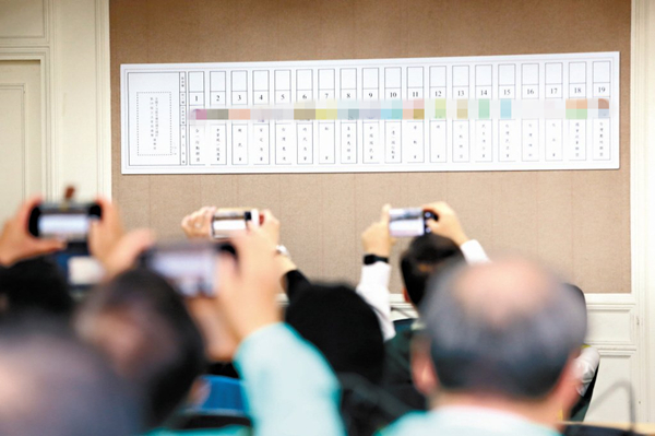 19个政党较劲 台湾2020选举政党票76.5厘米史上最长