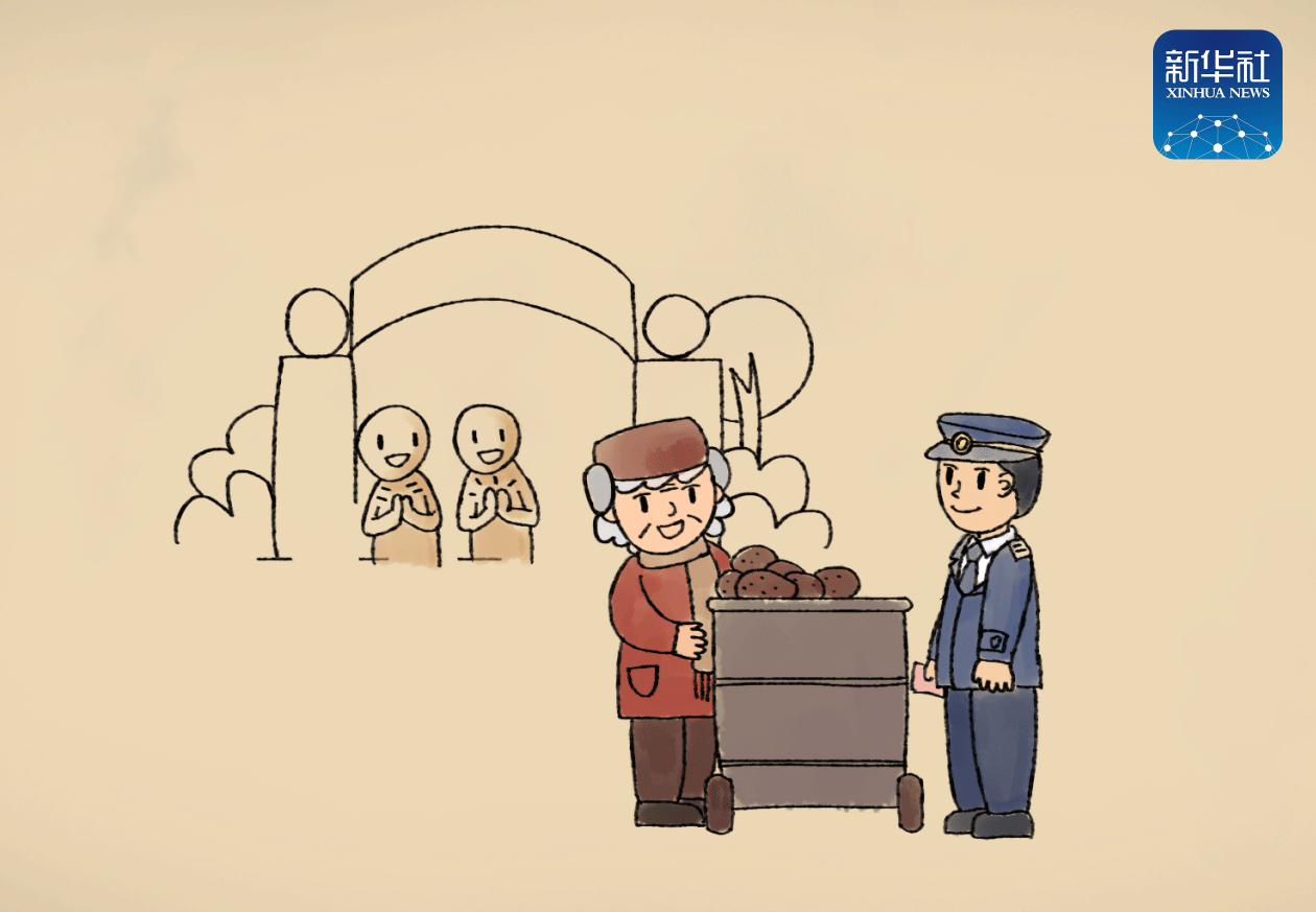 「新华社」动漫丨三九寒冬，愿这些瞬间给您温暖！
