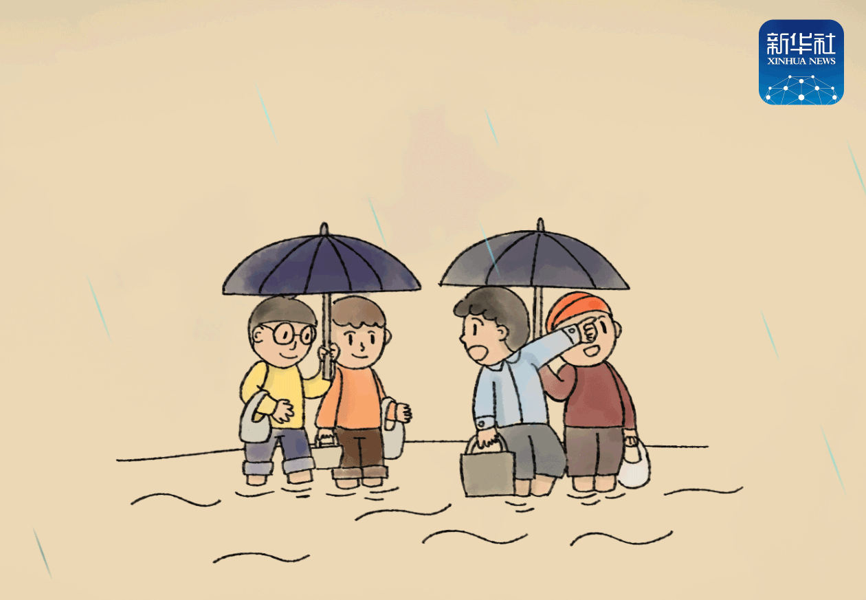 「新华社」动漫丨三九寒冬，愿这些瞬间给您温暖！